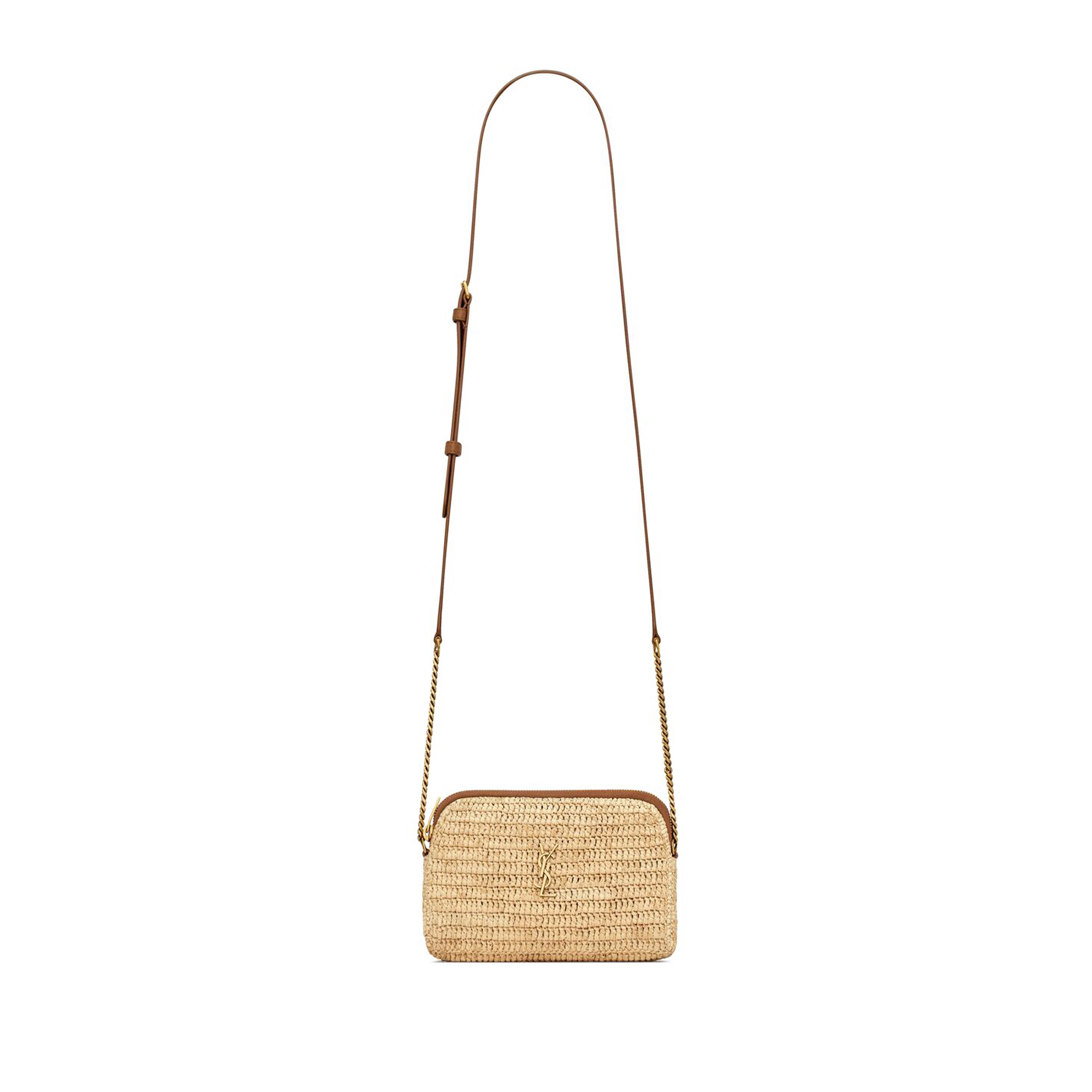 YSL GABY ZIPPED POUCH IN RAFFIA 774293GAAEE2080 (18*13*3.5cm) YSL GABY ZIPPED POUCH IN RAFFIA 774293GAAEE2080 (18*13*3.5cm)